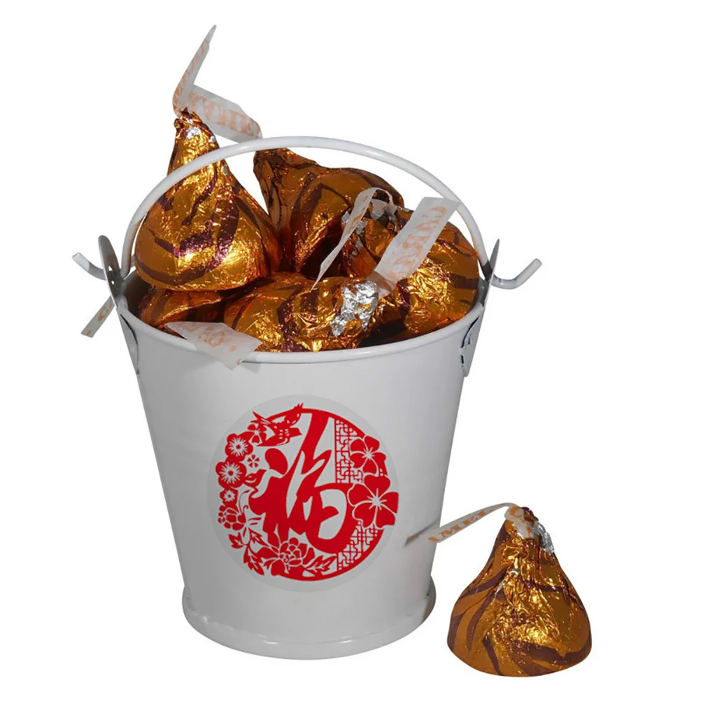 

1 Roll New Year Stickers Fu Character Adhesive Strong Sealing Tape for Gift Bags Boxes Wrapping Paper Spring Festival Decorative