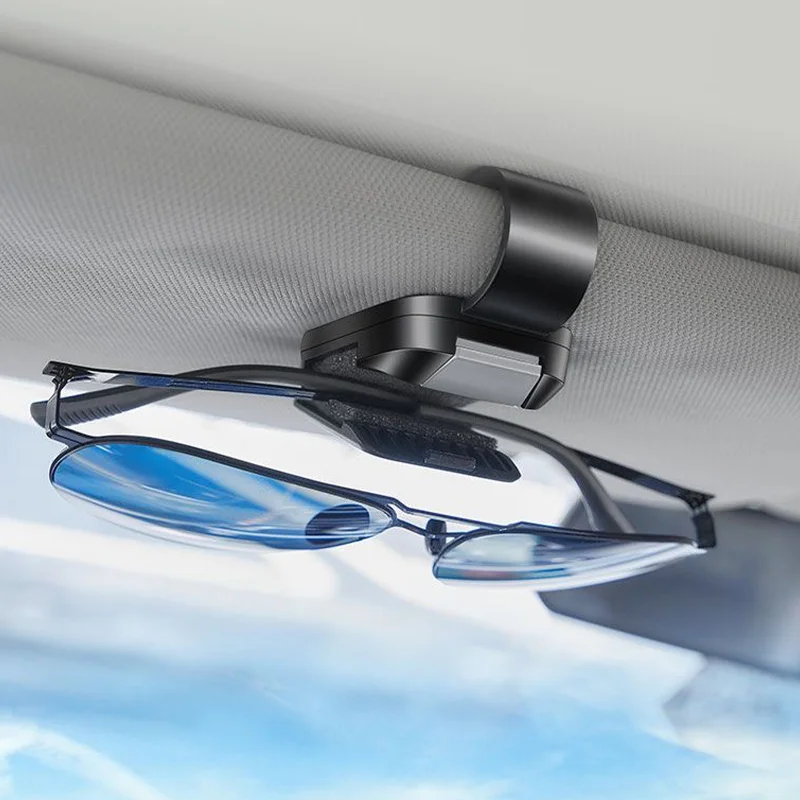 Car Sun Visor Carbon Glasses Sunglasses Clip Holder case Storage for Honda CIVIC FIT Accord C-RV X-RV Jazz MUGEN R Accessories