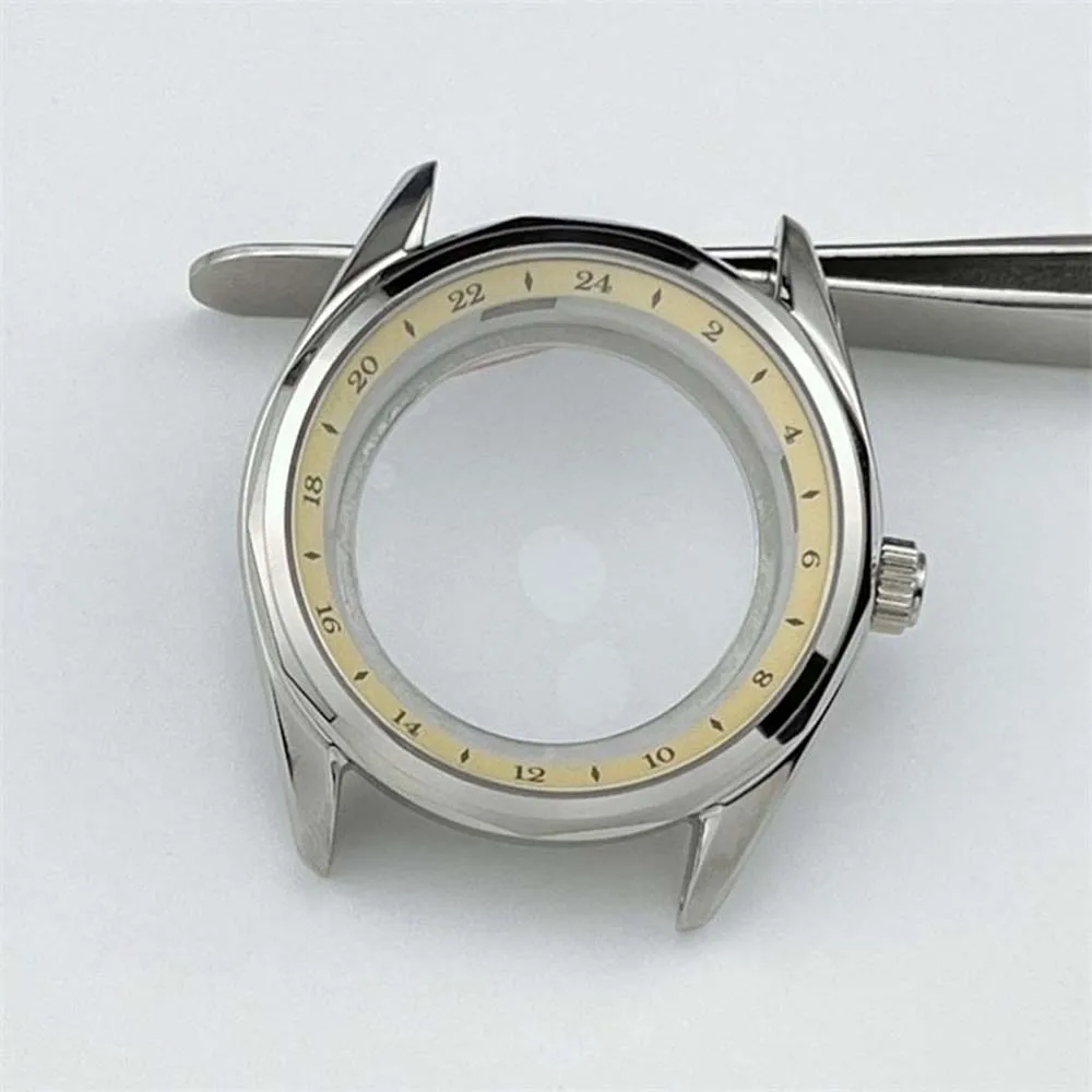 Boîtier de montre en alliage de titane et saphir, 39MM, bracelet de montre 22mm pour mouvement NH35/NH36/4R35A/4R36A