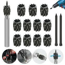 13pcs Spot Weld Cutter Set Double Sided Spot Weld Remover Drill Bits Cutting Tools For Power Drill Spot Welding