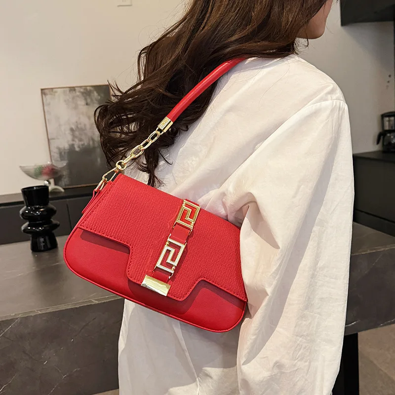 حقيبة نسائية عصرية عالية الملمس لعام 2025 - تصميم عصري بمزاج راقي، إبط/كتف/رسول جديد متعدد الاستخدامات #5