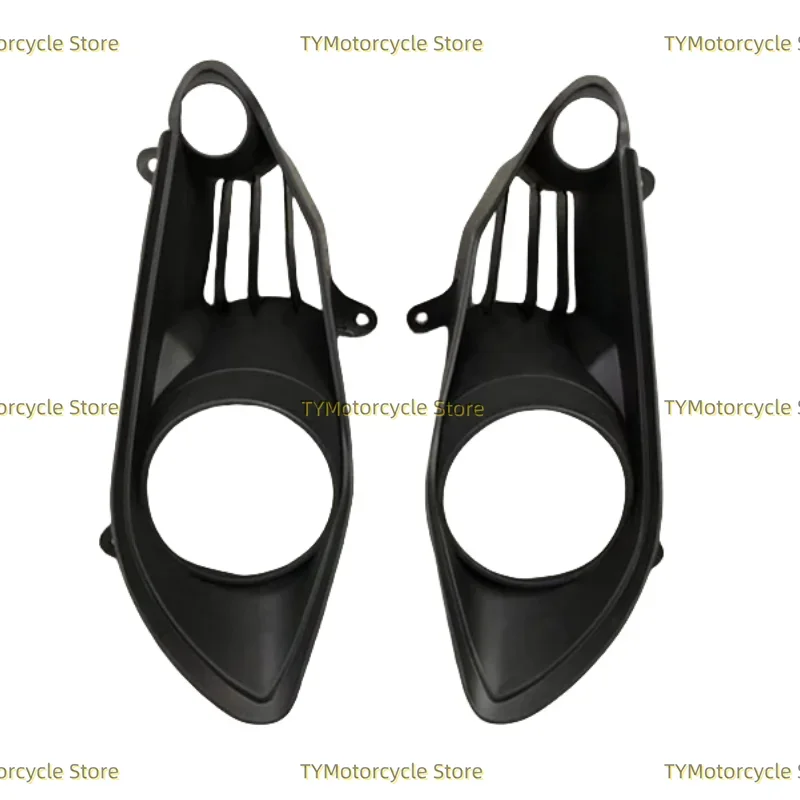 Headlight Cover Black Fairing Headlamp Front Cowl Fork Mount Fit for Yamaha YZF R1 YZFR1 YZF-R1 2009 2010 2011 2012