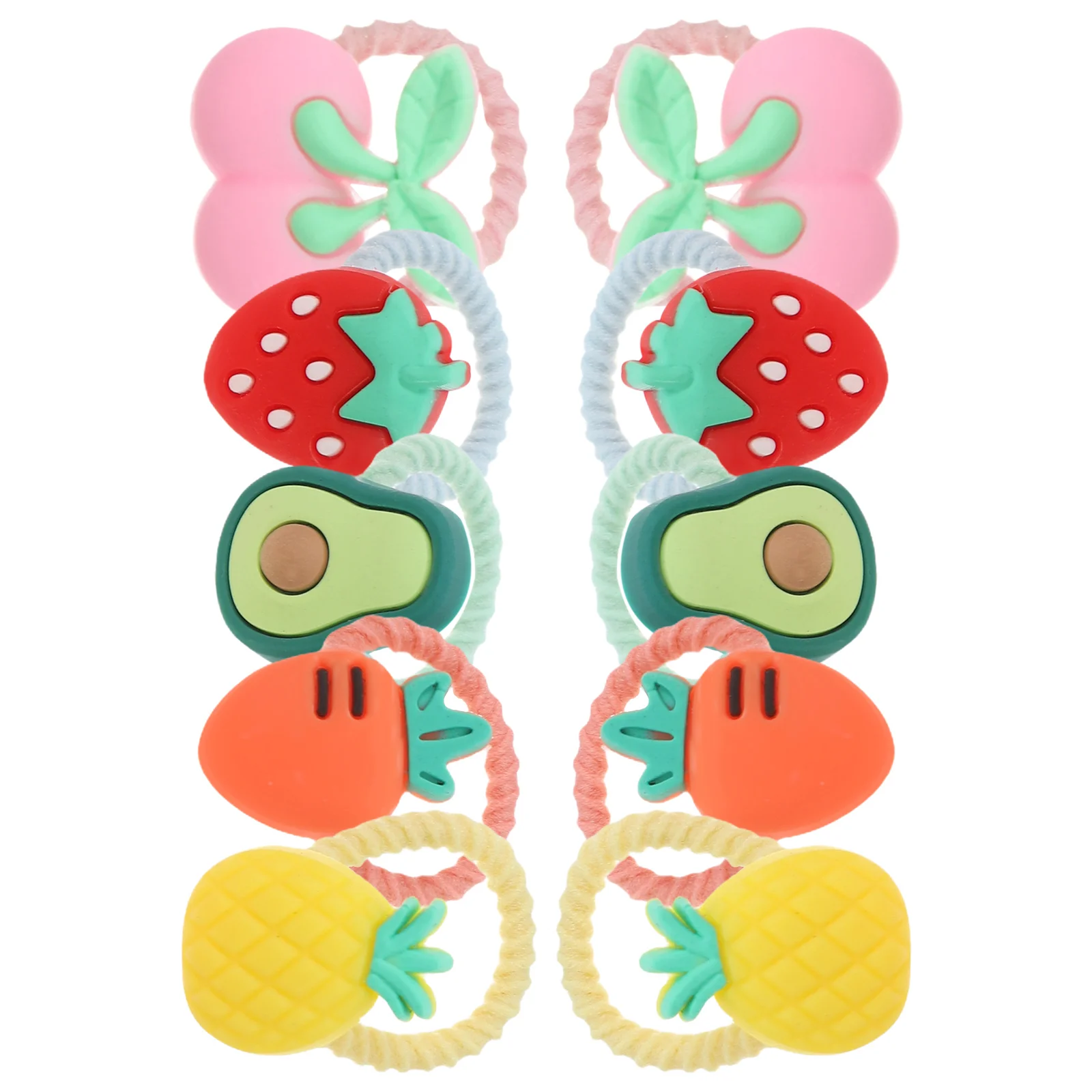 

10Pcs Durable Comfortable Dog Hair Bands Longhaired Pooches Elastic Ties Cute Scrunchies Various Colors Everyday Use