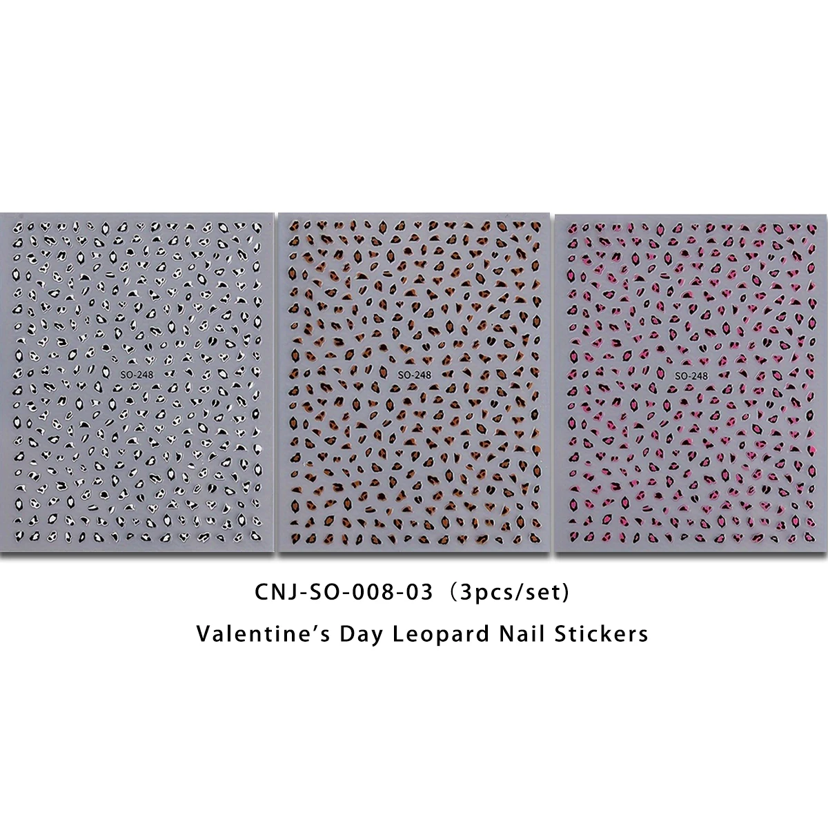 3 adet Meilad leopar desenli t - Nail Art Leopard incelemesi ve fiyatı