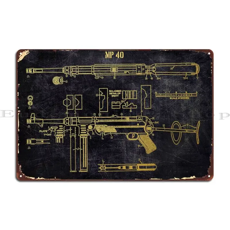 Mp 40 Metal Signs R… - image