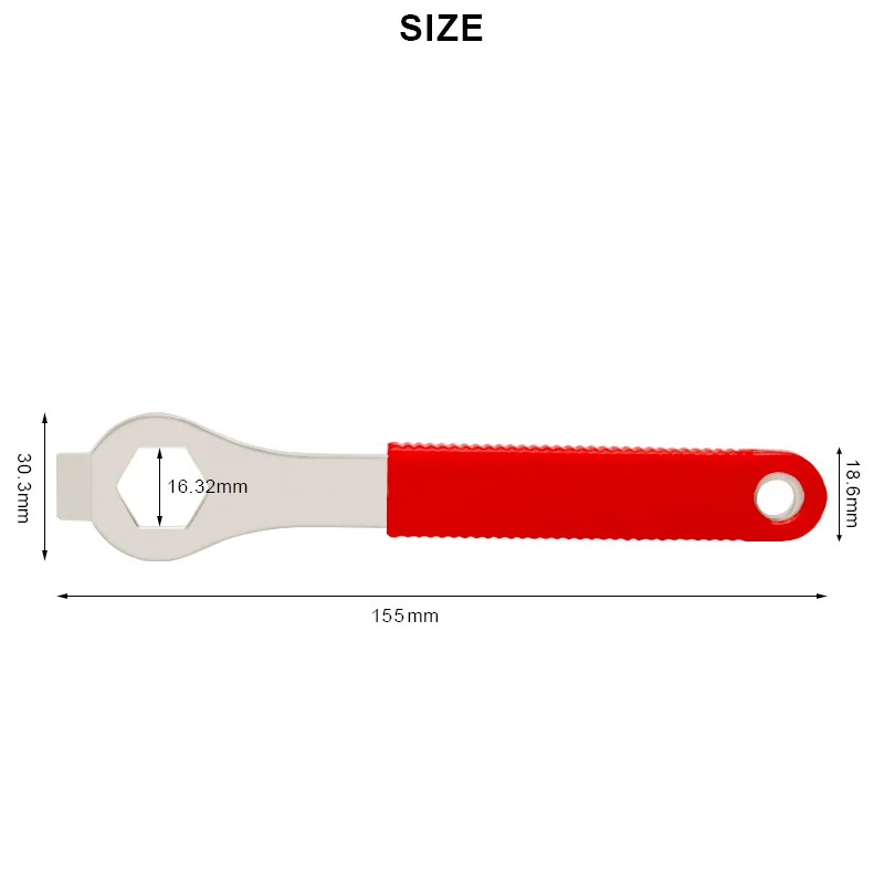 Инструмент для снятия кривошипа велосипеда, профессиональный съемник кривошипа велосипеда, многофункциональный велосипедный съемник кривошипа, педальный ключ 16 мм