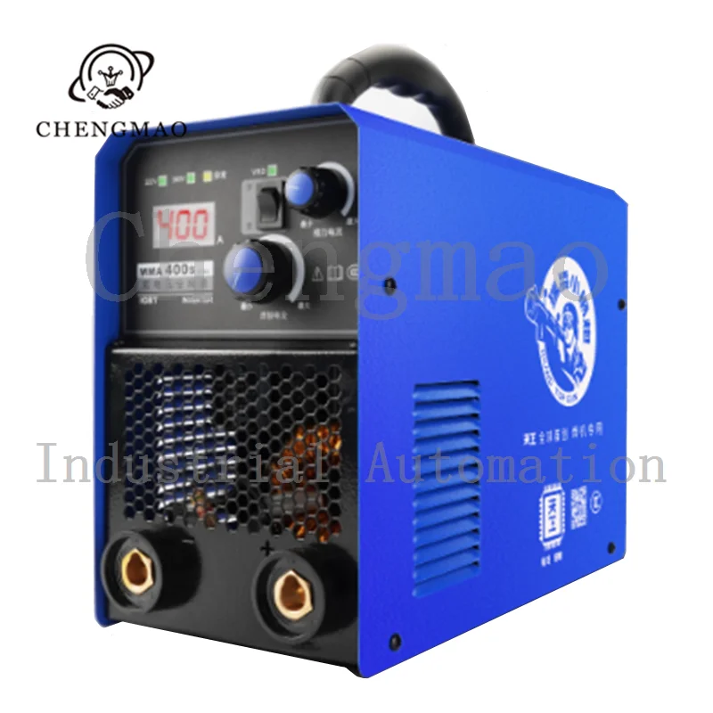 ماكينة لحام كهربائي جديدة من RILAND MMA400S 250 315 عاكس نحاس نقي 6 9 12 متر 220 فولت 380 فولت جهد مزدوج من الدرجة الصناعية