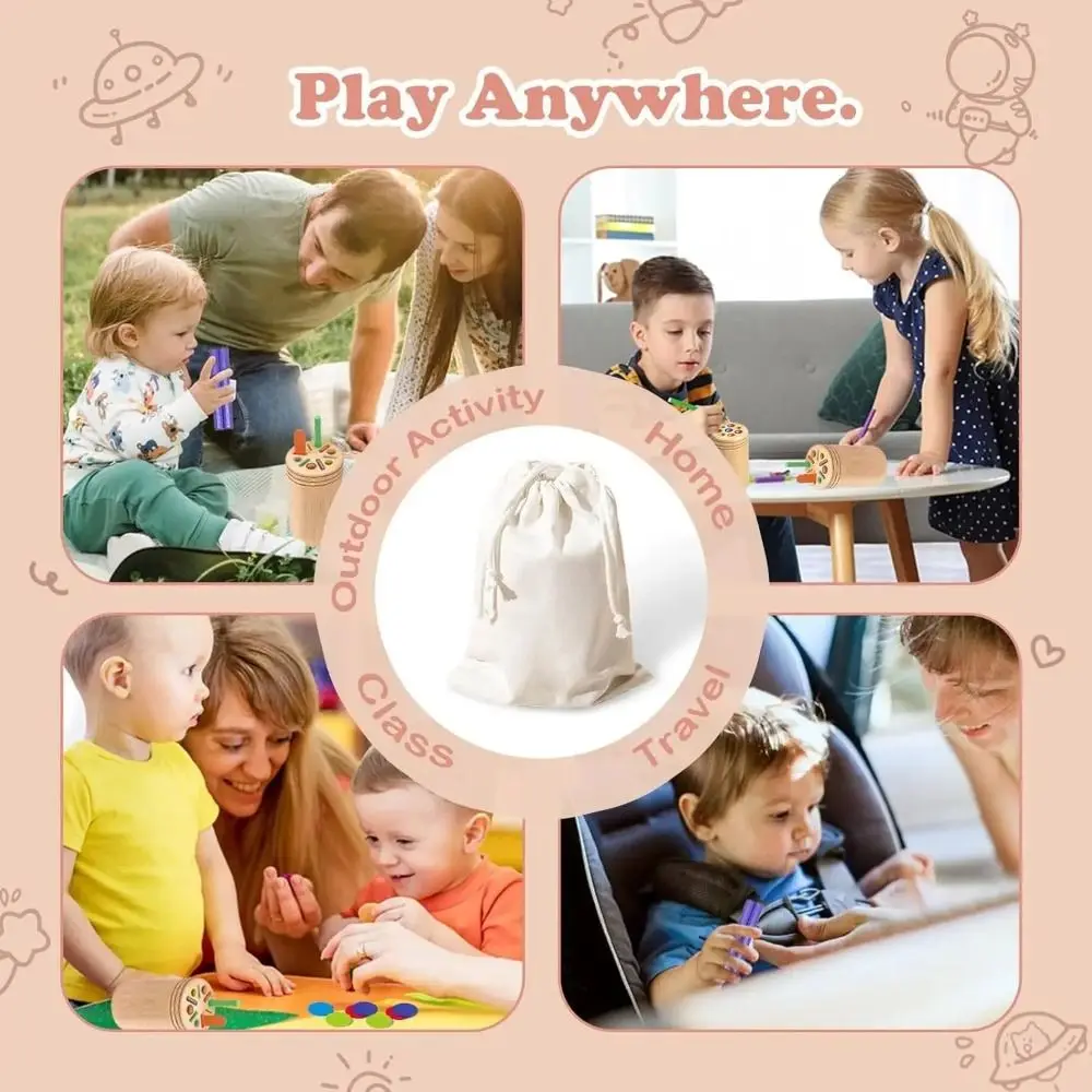 Nouveau matériel en bois jouets d'apprentissage éducatifs tri des pièces de monnaie jouets Montessori jouets de tri des couleurs de développement 1-3 ans