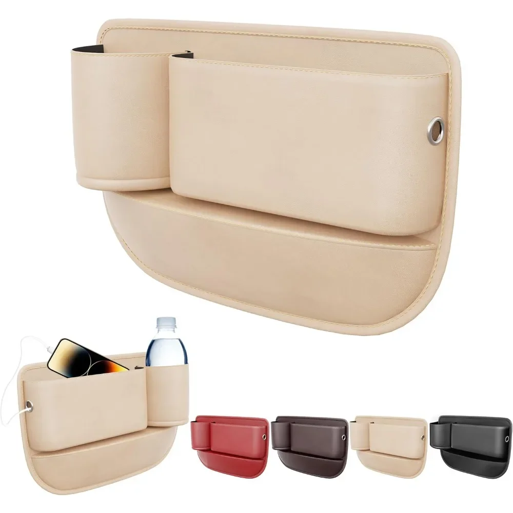 car seat gap filler,car leather cup holder gap bag,universal seat gap organizer, adjustable car seat storage box, for phones gla