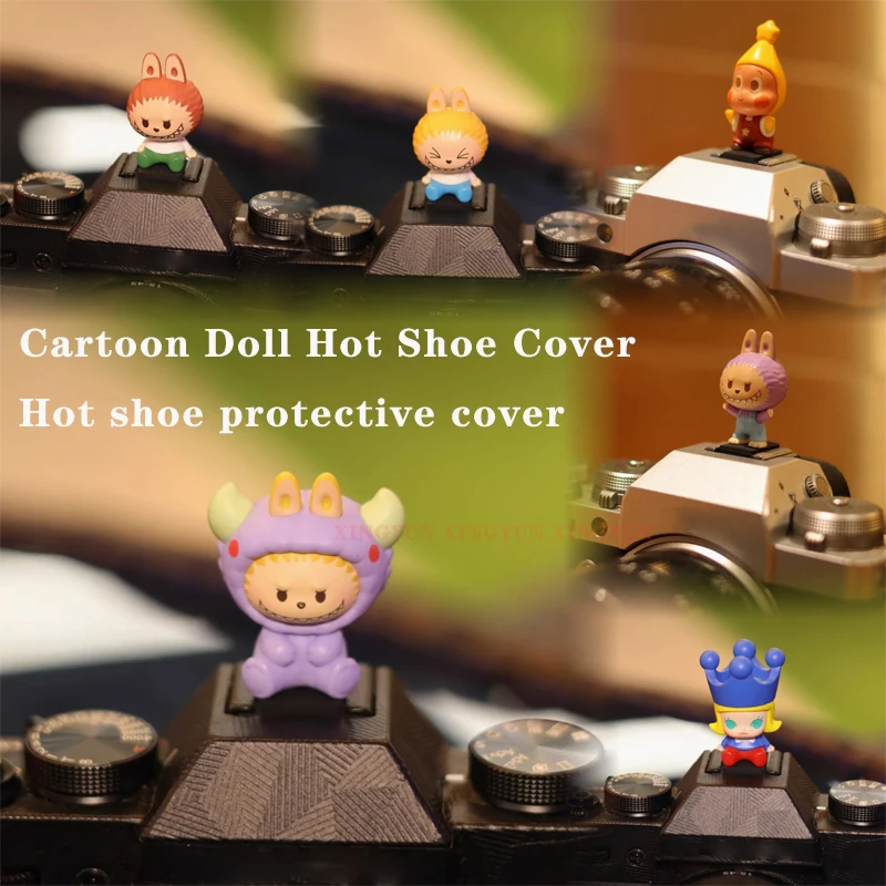 

Cartoon Fun Doll Characters Hot Shoe Cover Cap Shoe Cover -For Nikon Canon Sony Fujifilm Leica Pentax Panasonic Camera