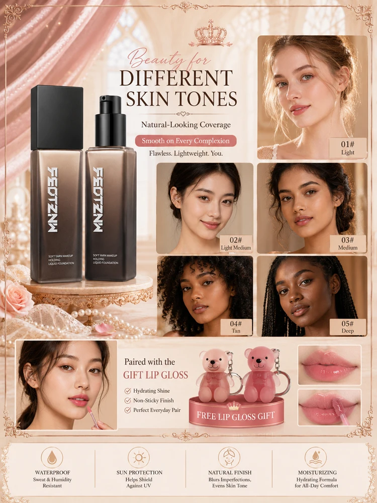 Soft Matte Foundation & Lip Gloss Set — product detail 7