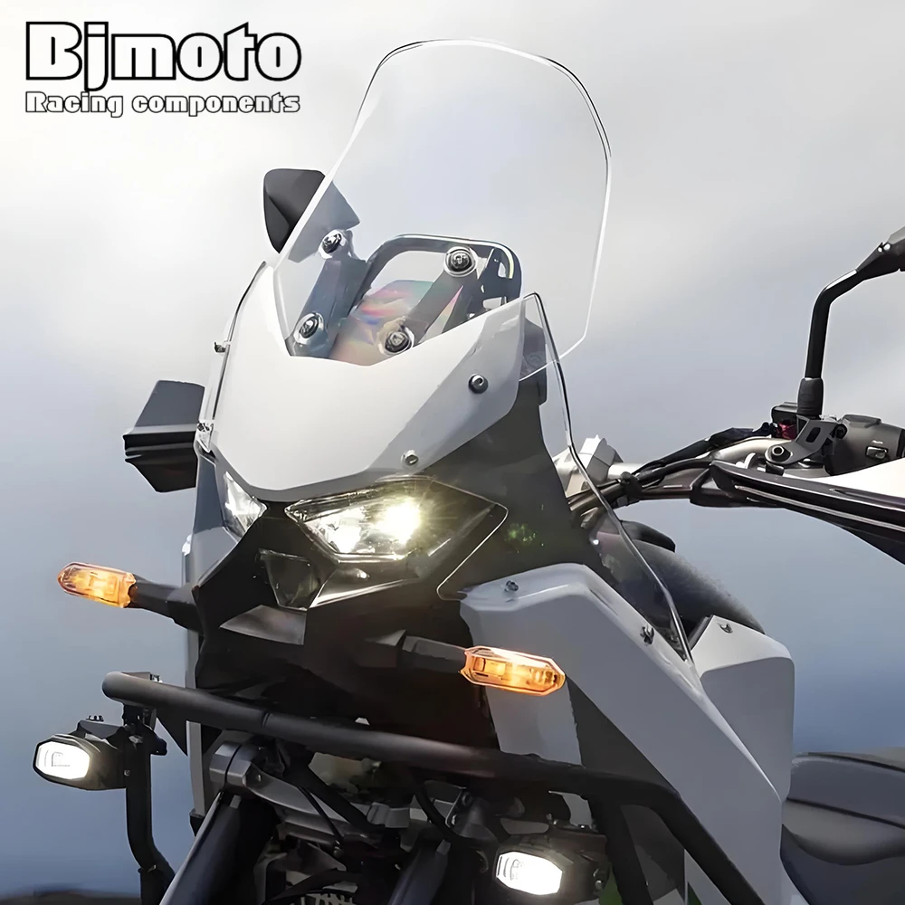 For Kawasaki KLE500/SE KLE 500 SE 2026- Motorcycle Sports Touring Windshield Visor Wind Deflector