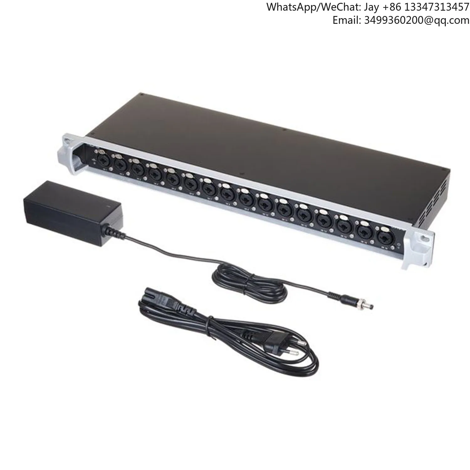 

Интерфейс StageConnect DN4816-I с 16 аналоговыми входами и подключением Ultranet Stagebox Использование для приемников Ultranet