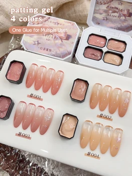 XEIJAYI 4-Color Ombre Patting Gel Palette