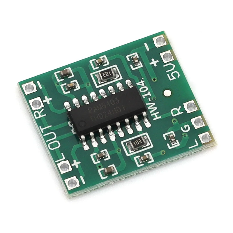 1-20Pcs PAM8403 Super Mini Digital Amplifier Board 2 * 3W Class D Digital 2.5V To 5V Power Amplifier Board Efficient