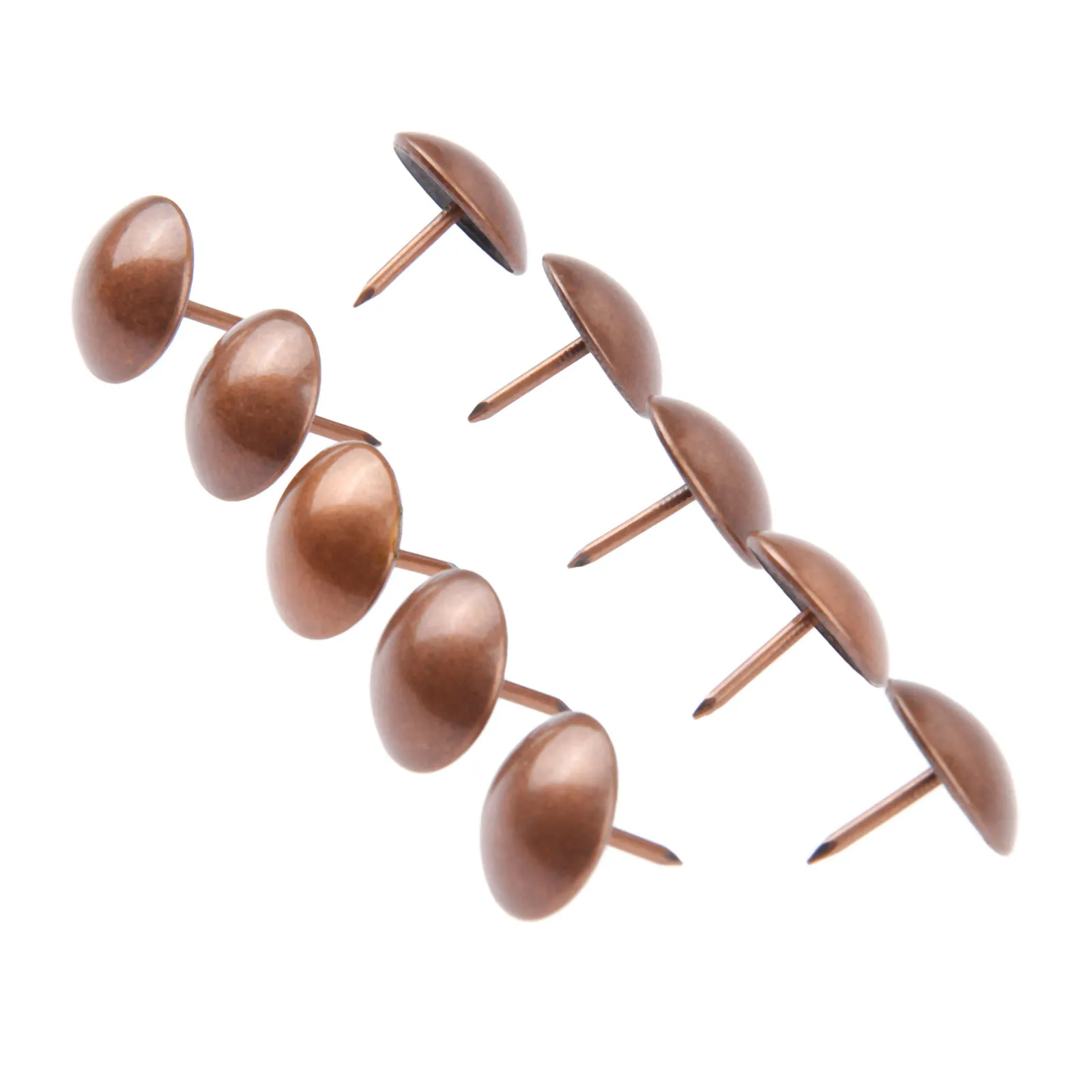 DRELD 20Pcs Vintage Decorative Upholstery Nail Jewelry Gift Case Box Sofa Furniture Tack Stud Pushpin Doornail Hardware 19x20mm