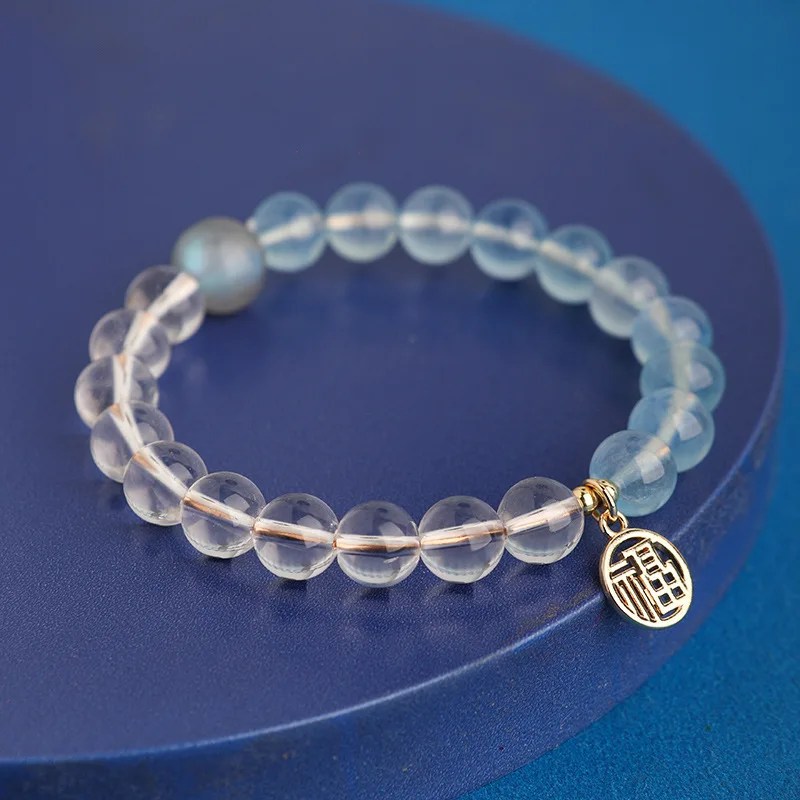 -Themed Bracelet, Available In Men'S And Women'S Styles, Featuring And Multi-Gemstone Charm Beads, Designed To Bala