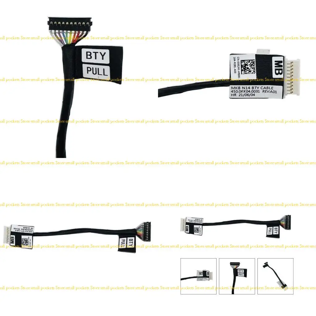 

R1WD Power Cord Battery Connector Cable for Dell 5400 5406 5409 7405 5509 Laptop Battery Wire Cord 0581XK