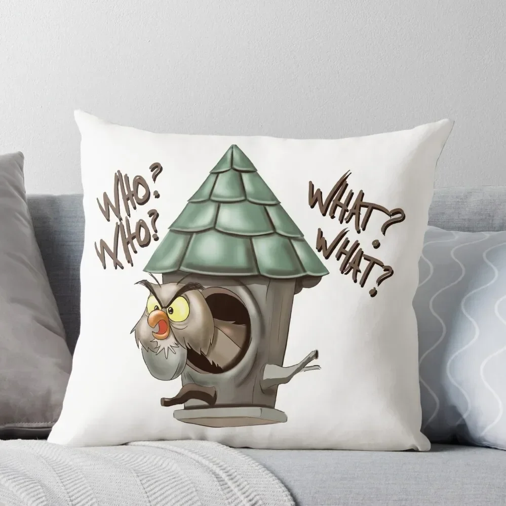 Archimedes Who Who What What? Throw Pillow Pillowcases Cushions Cover Pillow