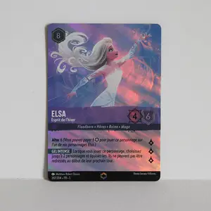 Disney Lorcana Proxy The First Chapter NoneFoil – Elsa – Spirit of Winter  (Alternate Art) (207/204)TCG Game Cards - AliExpress 26