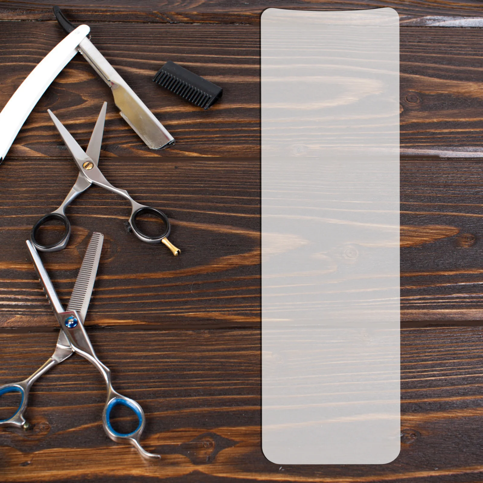 

2pcs Clear Highlighting Board For Long Hair Dye Hair Coloring Tool Durable Lightweight Foil Board No Tooth