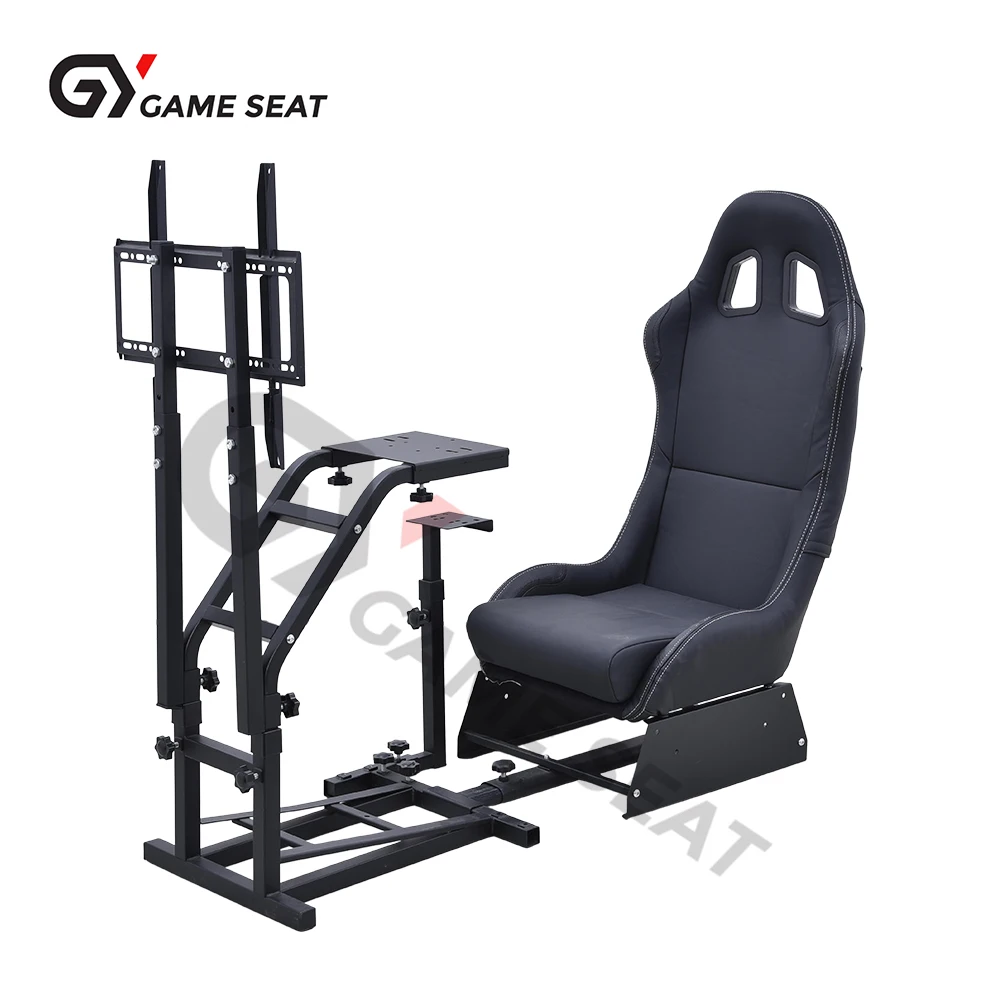 

GY032-2 Custom Design Simulation Game Racing Cockpit Driving Simulator Seat For For PC G25, G27, G29, G920