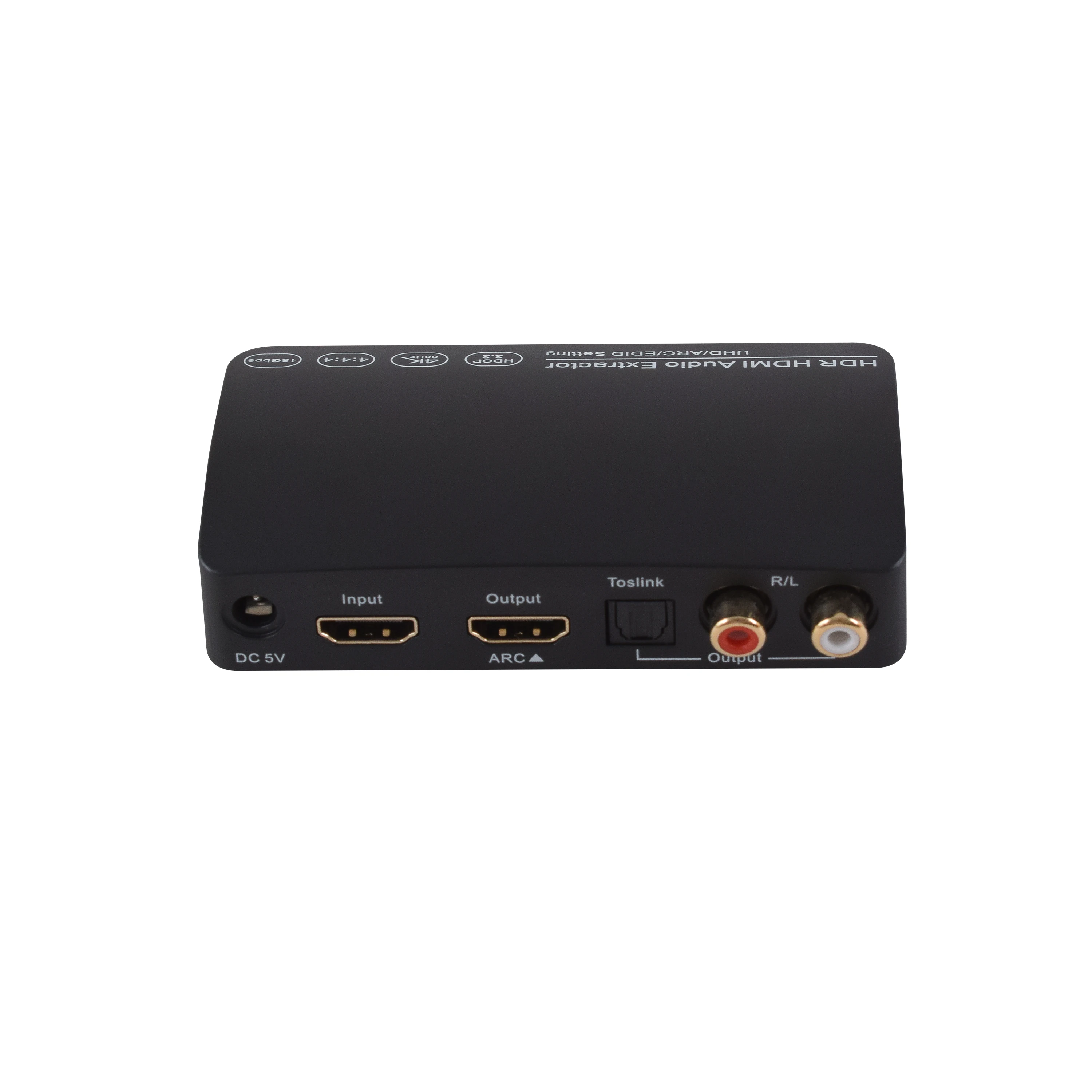 

HDMI to HDMI Converter L/R SPDIF Toslink 5.1 ARC HDCP 2.2 4K60Hz EDID HDR Video Audio Sender HDMI Audio Extractor