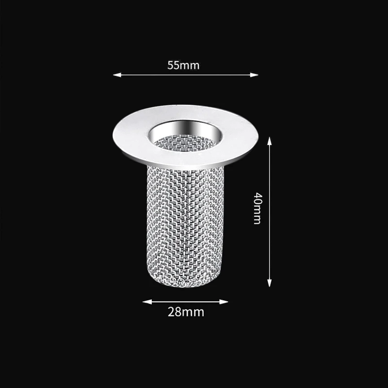 Waschbecken-Stecker, geruchshemmend, Pop-Up-Bounce-Kern, Waschbecken-Stopper, Haarfänger, Dusche, Waschbecken-Sieb, Edelstahl-Filter, springender Kern