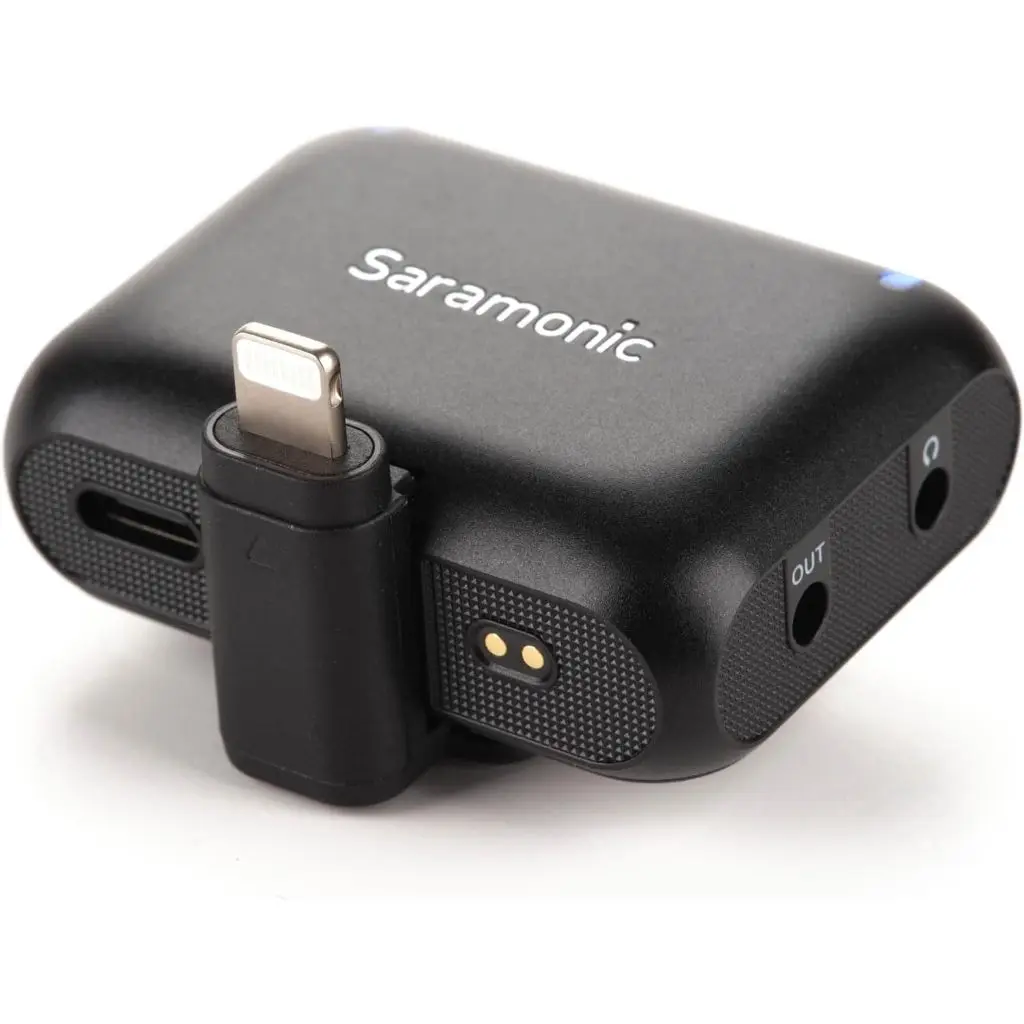 Saramonic Blink500B2+ Wireless Lavalier Lapel Microphone for iPhone Android DSLR Cameras USB-C Live Streaming Youtube Recording
