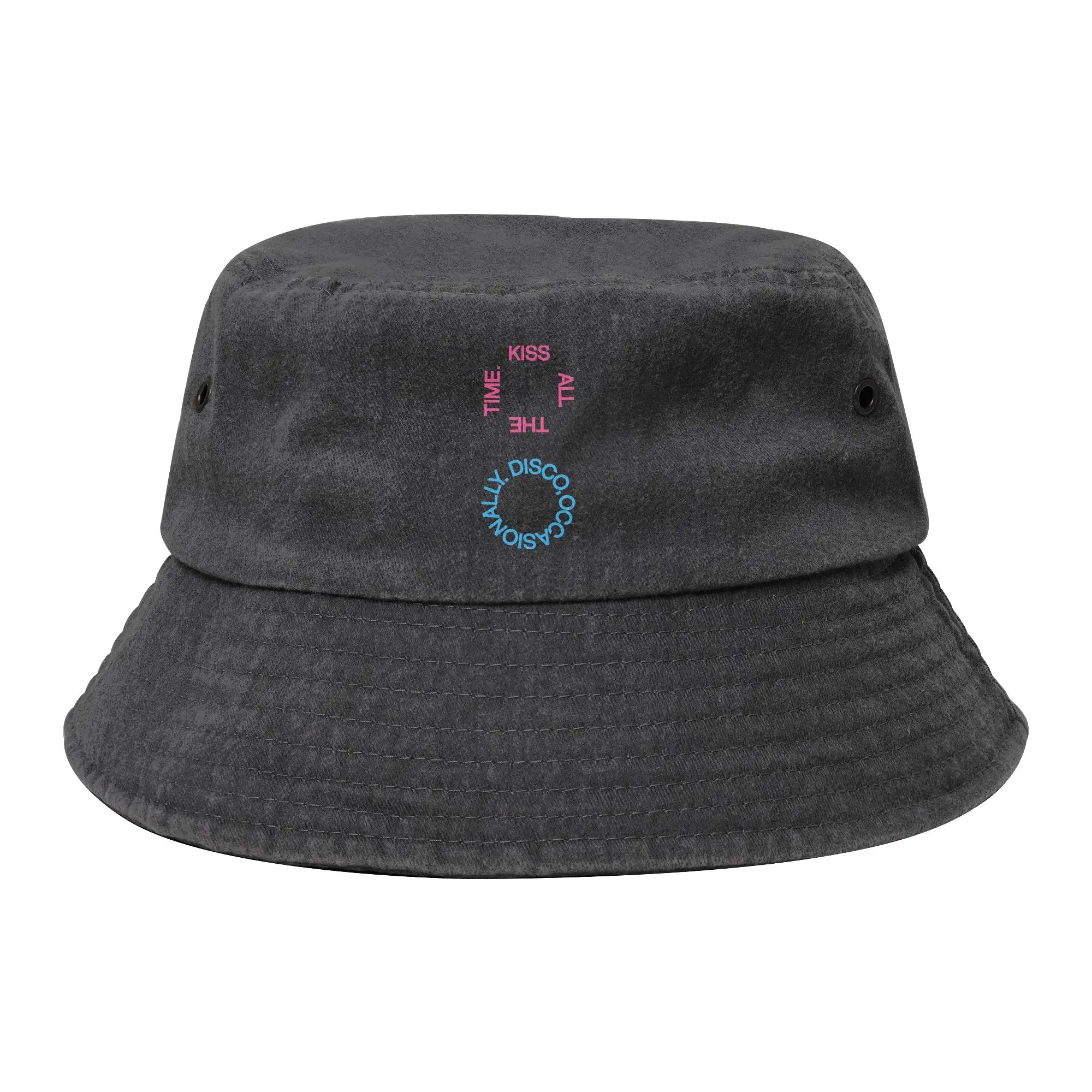 Harajuku Harrys Styles Kiss All the Time Disco Occasionally Bucket Hat Men Women UV Protection Aperture Fishing Cap Hatwear