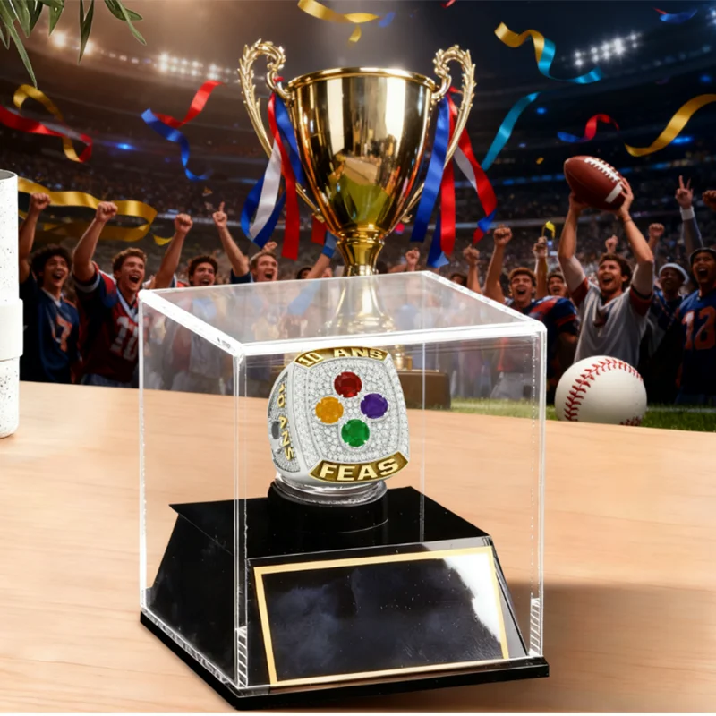 

Champion Ring Display Box, Champion Ring Ornament Box, Acrylic Display Box, Transparent Design