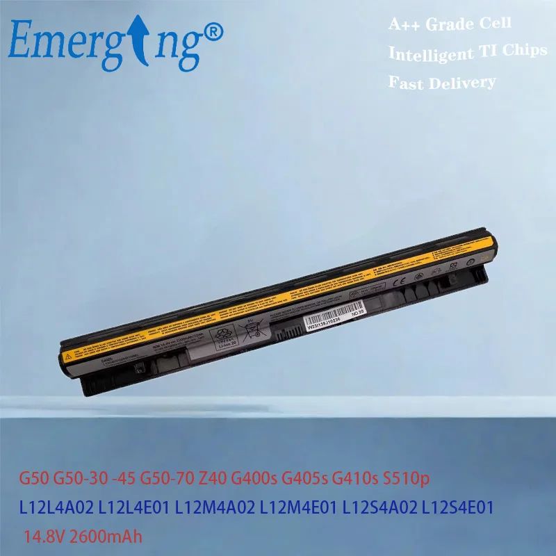 Batería L12L4A02 L12M4E01 L12S4A02 L12S4E01 para Lenovo IdeaPad G400s G410s G500s Z710 G505s ERASER G50 G50-30 45 Z40 Z40-70