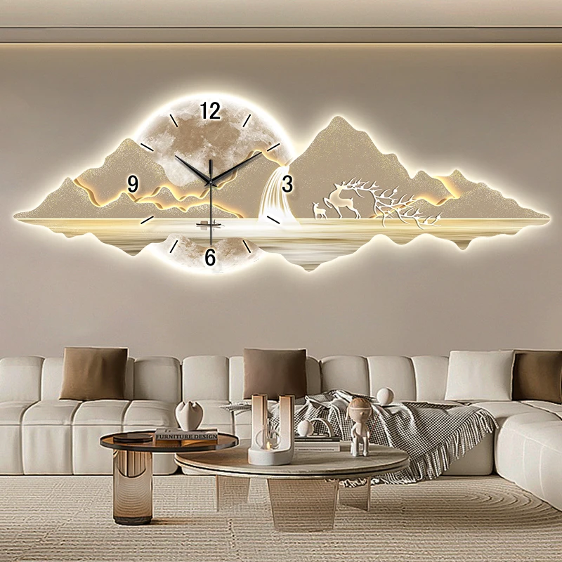 Design Luxury Wall clock Office Aesthetic Bathroom Art Items Wall clock Bedroom Room Modern Orologio Parete Home Decoration