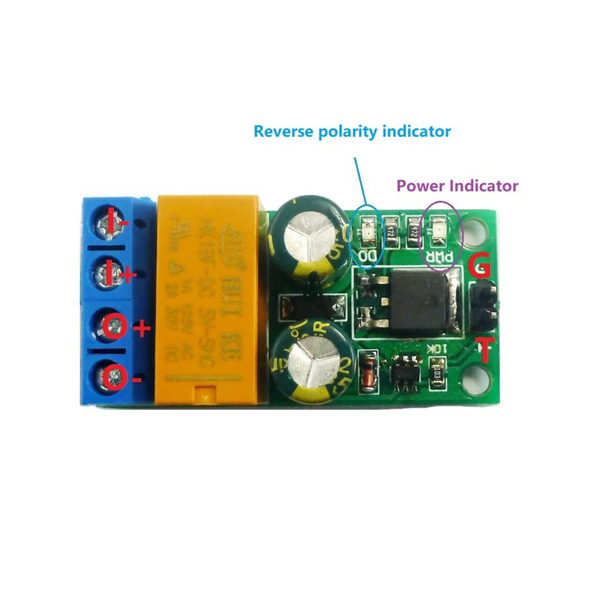 DC6-24V 2A Self-Locking Bistable Reverse Polarity Controller Relay Module DR55B01 Motor Forward/Reverse Controller BoardB84B