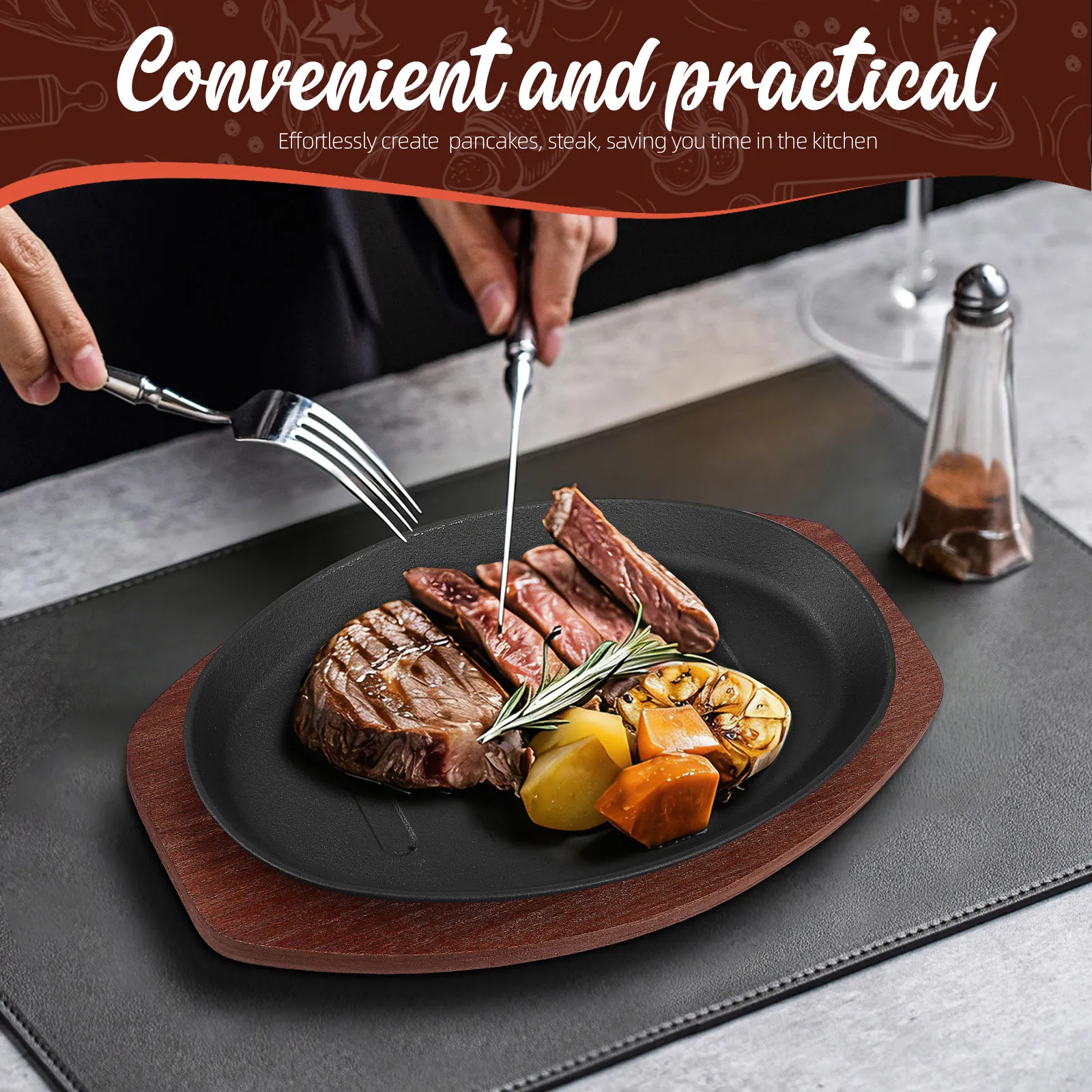 1 Set IJzeren Grillpan Steakpl - Kitchen Essentials Baking Tray recensie en prijs