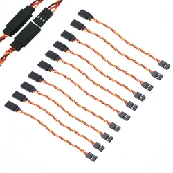 10pcs 10/15/20/30/50/100cm 30 core Futaba JR servo cable, model aircraft servo extension cable, anti-interference servo cable