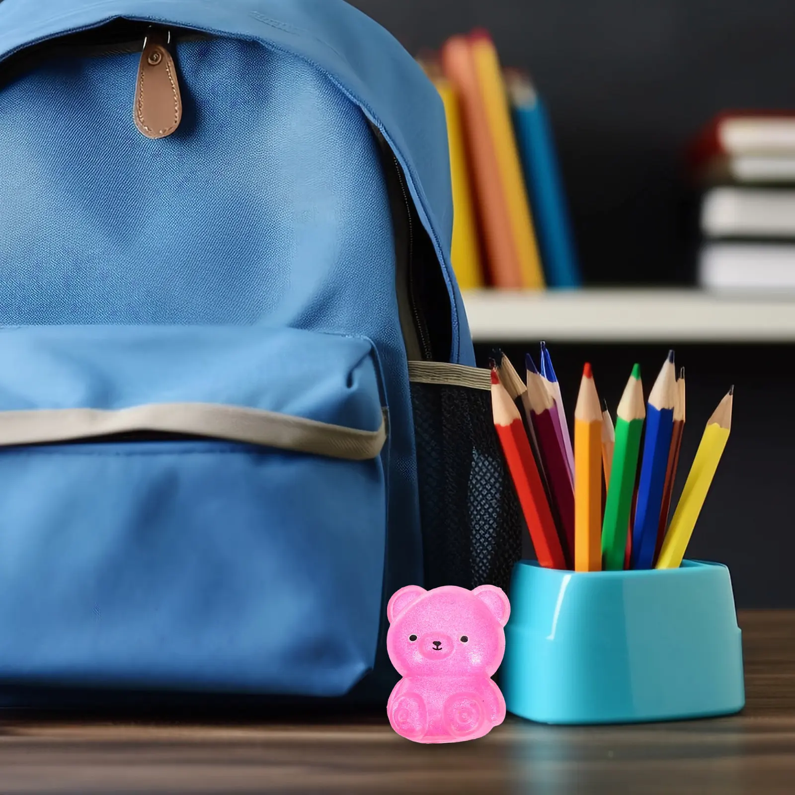 

Набор из 4 эластичных игрушек-антистресс в форме медведя для снятия стресса, сенсорные, забавные, компактные, для вечеринок, сувениры для гостей