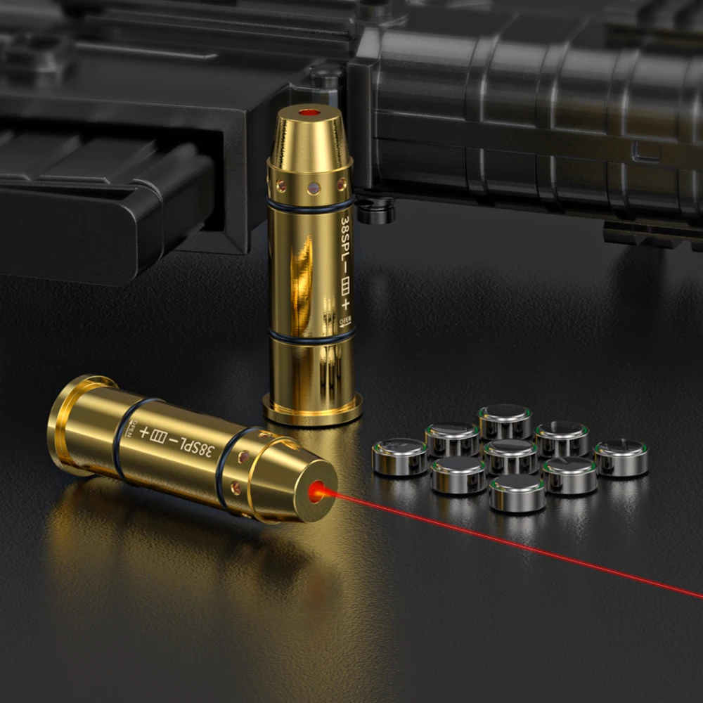 

38SPL laser training cartridge Red Dot Laser Training Bullet Dry Fire Laser Trainer Cartridge Tactical Laser Bu