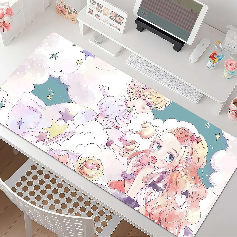 Anime S-Sugar Sugar R-Rune Mouse Pad Anti Slip Rubber Edge Locked Thickened Laptop Gaming Desk Mat