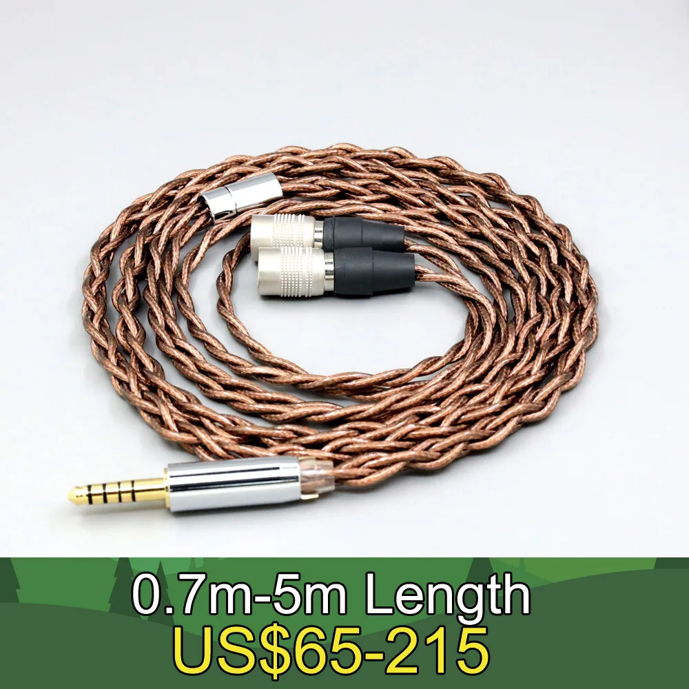 99% 24k Gold 7n Pure Silver Graphene Shield Earphone Cable For Mr Speakers Alpha Dog Ether C Flow Mad Dog AEON LN008545