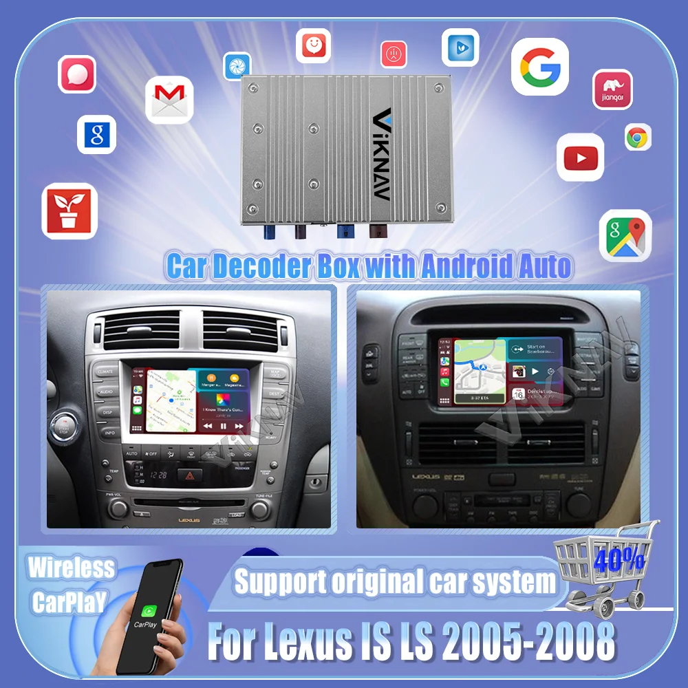 

Новое обновление системы Linux, декодер для Lexus IS LS 2005-2008, Android, авто, GPS-навигация, мультимедийный плеер, беспроводной Carplay