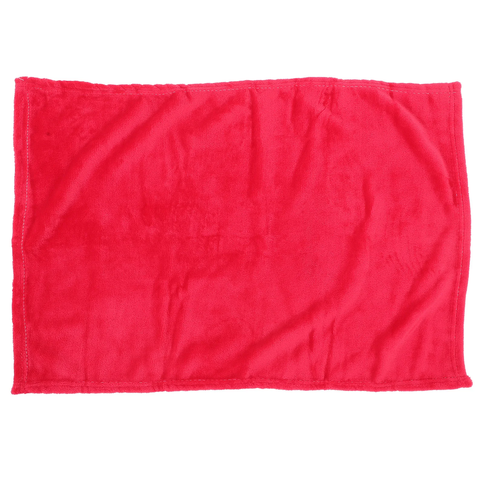 بطانية للحيوانات الأليفة بلون سادة، أحمر لامع، صوف ناعم من الفلانيل الحراري، مريح وخفيف الوزن، للاستخدام الدائري للعام #2