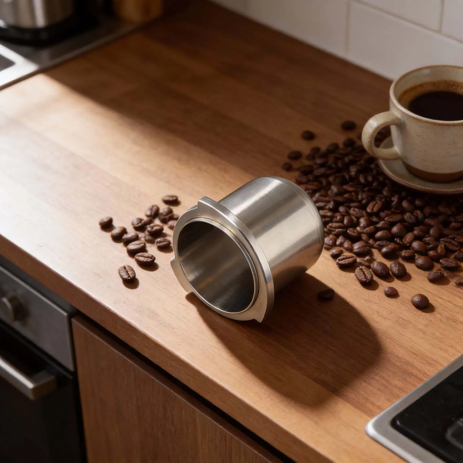 

Дозирующая чаша 54 мм для портафильтра BREVILLE 8 Series, эргономичная, легкая рукоятка, работа без помощи рук