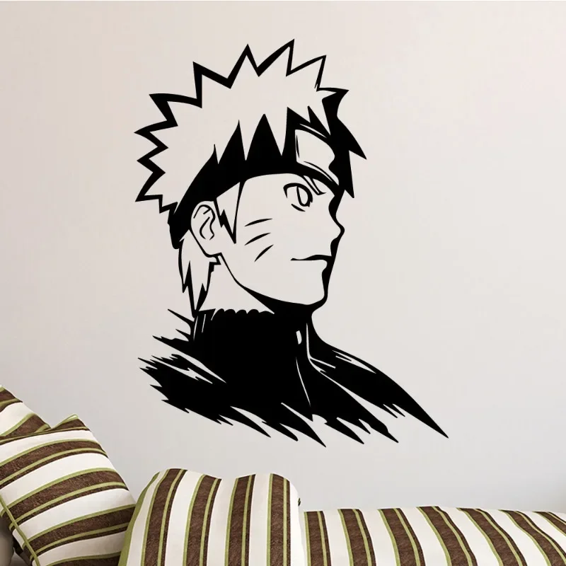 Naruto Wall Stickers for Kids Bedroom Anime Room Decor Wallpapers Decoration Chambre Child Student Home Decoration Stickers Gift