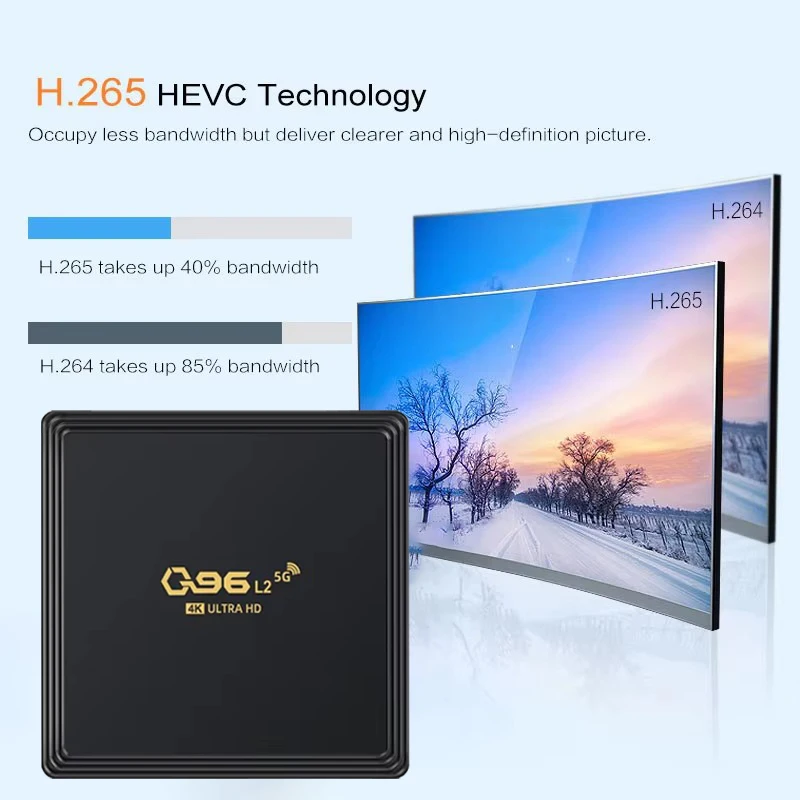صندوق تلفزيون ذكي q96 l2 ، أندرويد 12 ، amlogic s905 ، رباعي النواة ، 4g ، 5g ، wi-fi ، hd ، 4k ، bt ، مشغل وسائط متعددة ، iptv