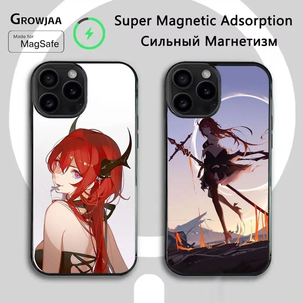

Game Arknights Phone Case For iPhone 16e,16,15,14,13,12,11,Plus,Pro,Max,Mini Magsafe Magnetic Wireless Charging