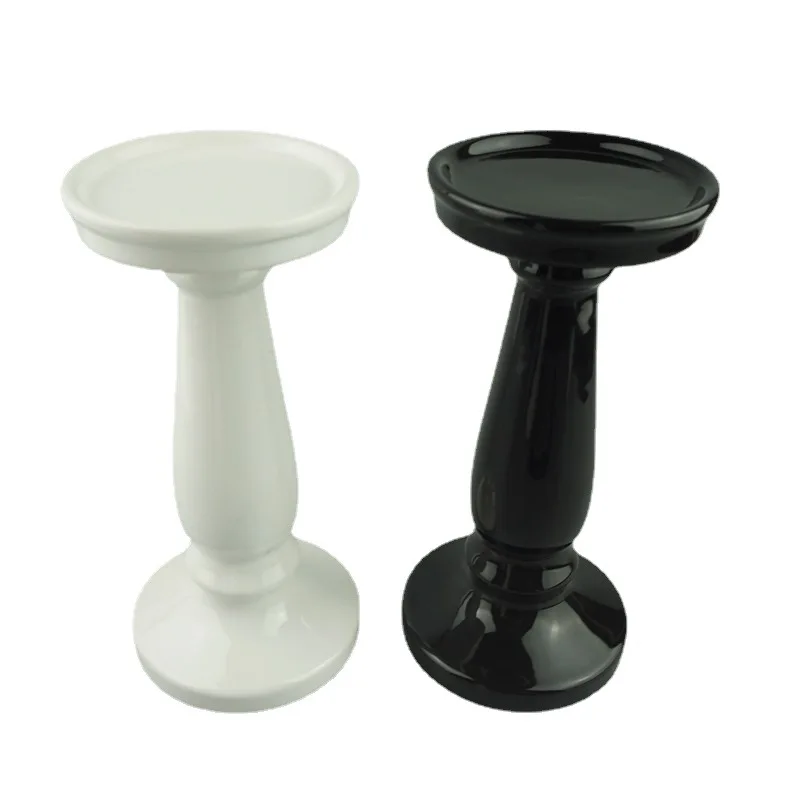Hot-selling Cerami Holder Ornament Candle Light Dinner Candle Holder Aromatherapy Geometric Holder Home Decoratio