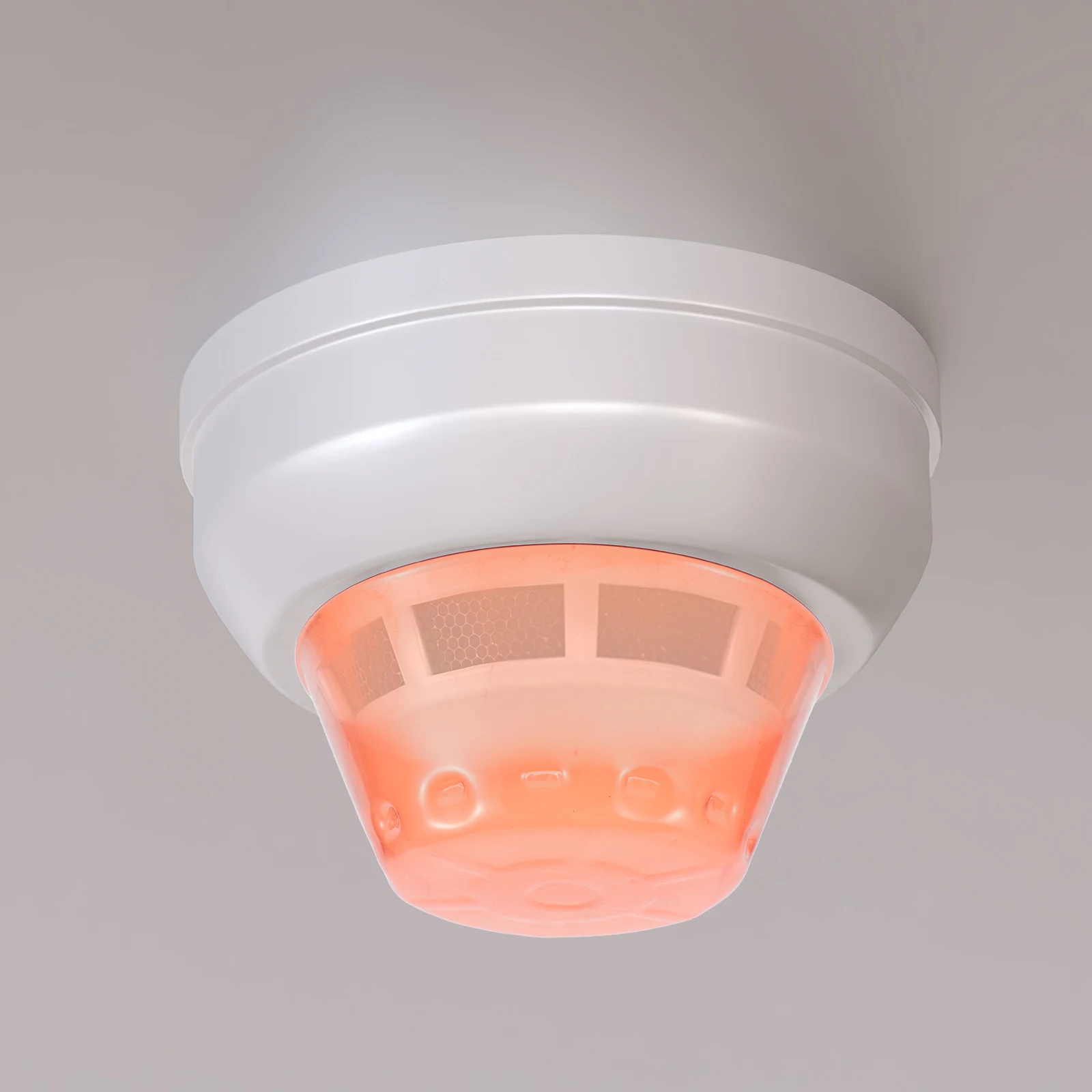 

4 PCS Smoke Cover Home Safety Detectors for Alarms Dust Guard Detectorss Accessories Cap Cooking Red