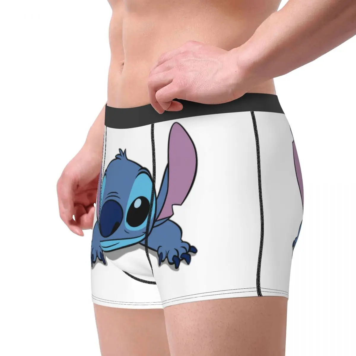 غرزة التلفزيون الكرتون الرسوم المتحركة الملاكم السراويل الرجال 3D طباعة الذكور تمتد سراويل داخلية ملخصات #3