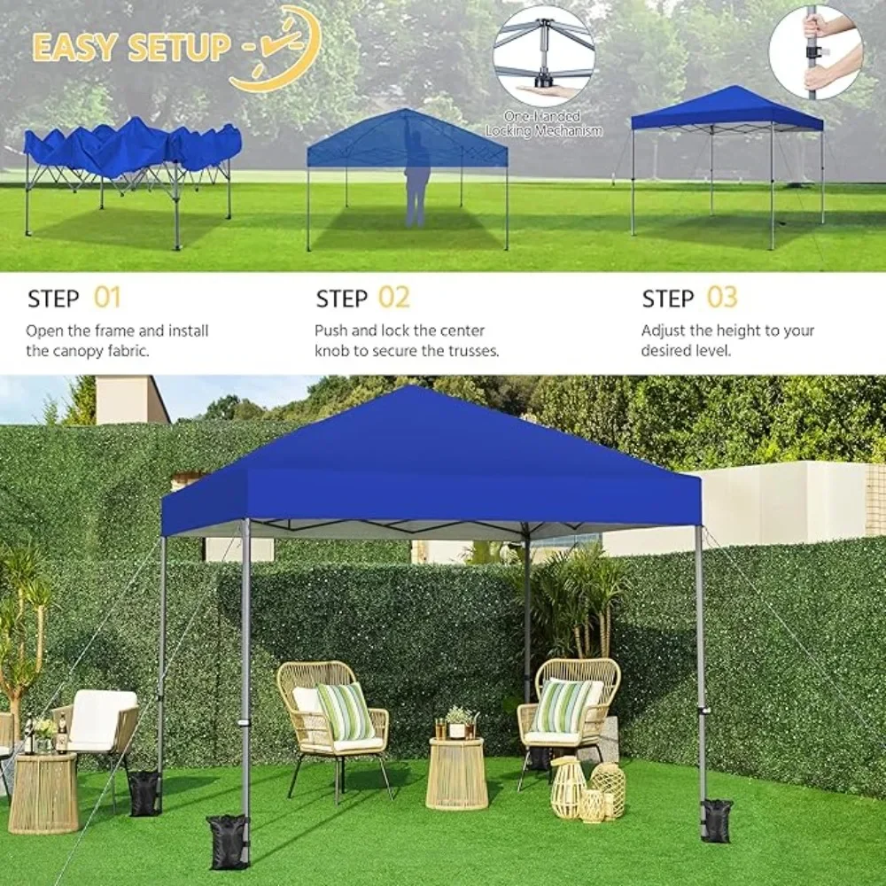 10x10 Gazebo gazebo Pop Up Easy Set-up Tent Portable Outdoor Instant Tent Heavy Duty Commercial Gazebo Canopy